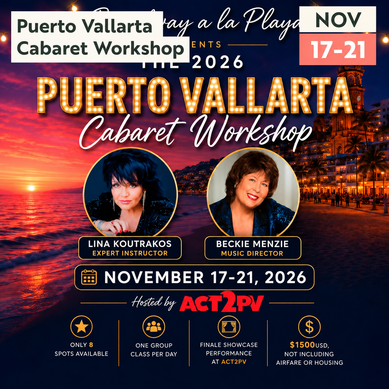Puerto Vallarta Cabaret Workshop Event